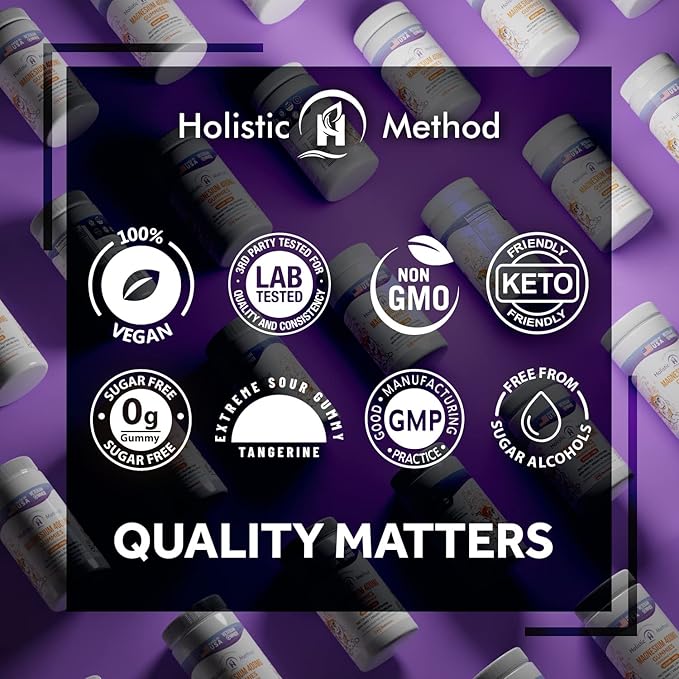 Magnesium Citrate Gummies - Sugar-Free, Vegan and Non-GMO for Better Sleep and Relaxation - No Sugar Alcohol - Magnesium Supplement for Adults, Teens and Kids - Tangerine - 240 Gummy