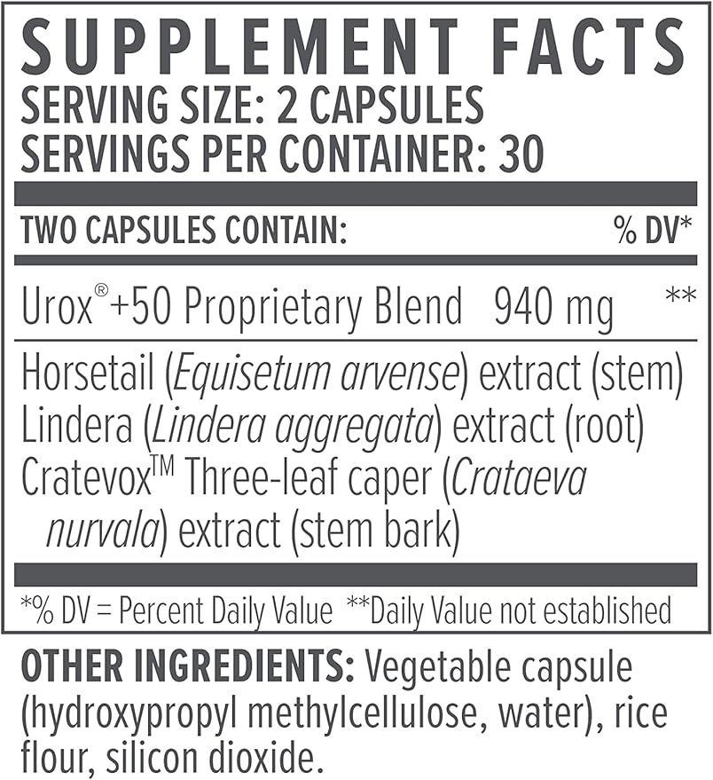 bioTE Nutraceuticals - Urox+ - Bladder Health (60 Capsules)