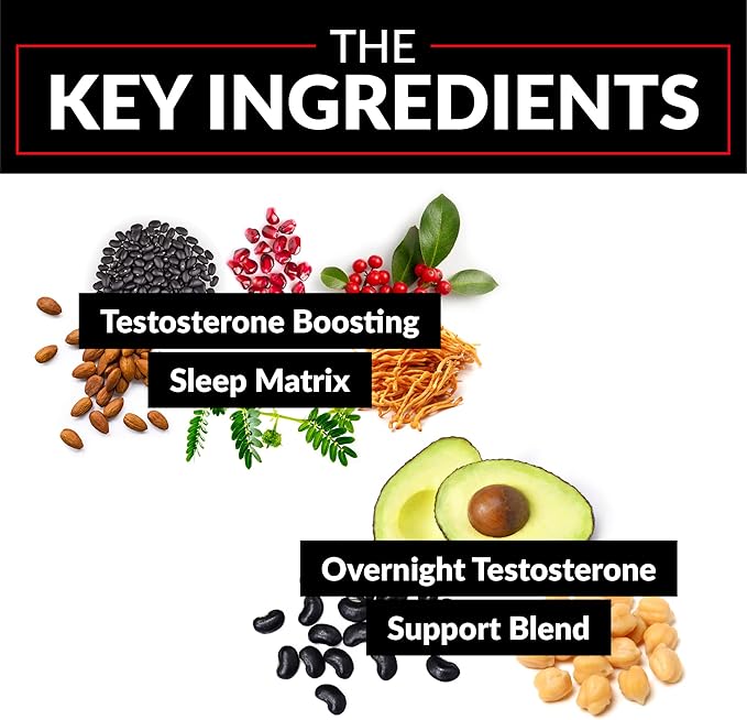 FORCE FACTOR Test X180 PM, 2-Pack, Testosterone Booster for Men, Overnight Testosterone Supplement to Build Muscle, Increase Strength, and Promote Deeper, Healthier Sleep and Recovery, 240 Tablets