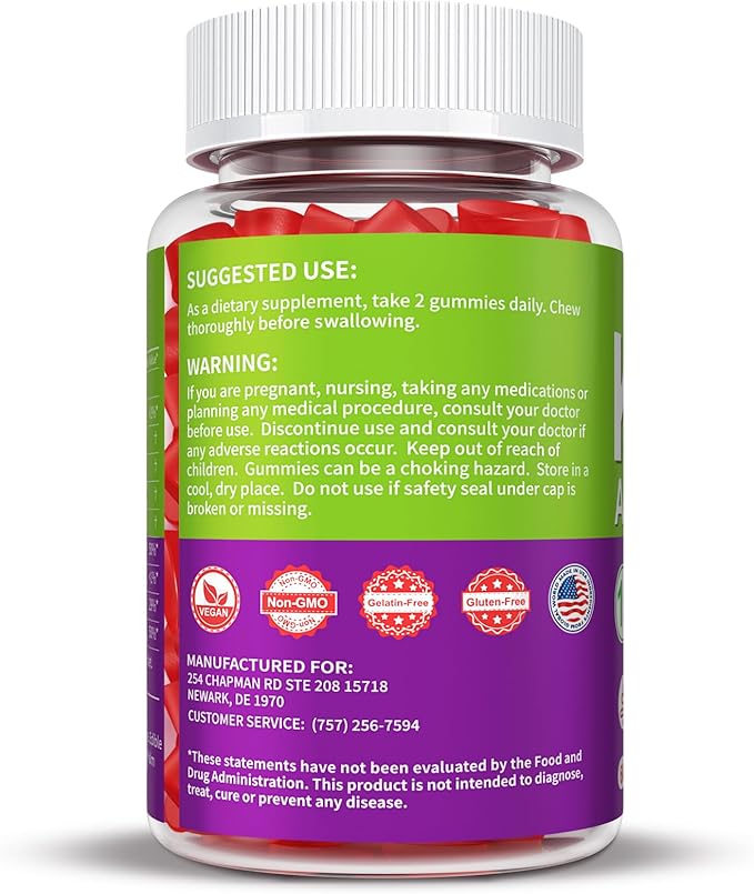 Keto ACV Gummies Keto Gummies Advanced Formula ACV Keto Gummies with B12 Pomegranate Beet Juice-58 Gummies