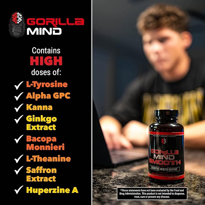 Gorilla Mind Smooth - 90 Capsules