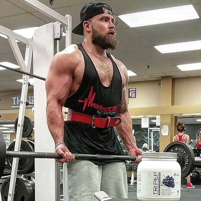 Metabolic Nutrition - TRIPEP - Tri-Peptide Branch Chain Amino Acid, BCAA Powder, Pre Intra Post Workout Supplement, Green Apple, 400 Grams (40 Servings)