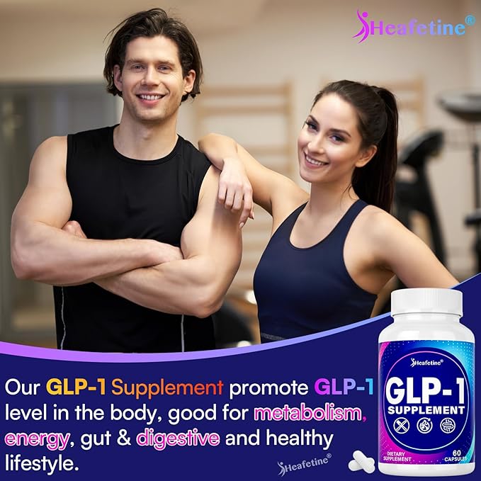 GLP-1 Supplement Support, with Naturally GLP-1 Supplement Probiotic, Hops & Green Tea Extract, GLP 1 Supplement for Gut, Energy, GLP-1 Levels & Overall Health - 420 Capsules