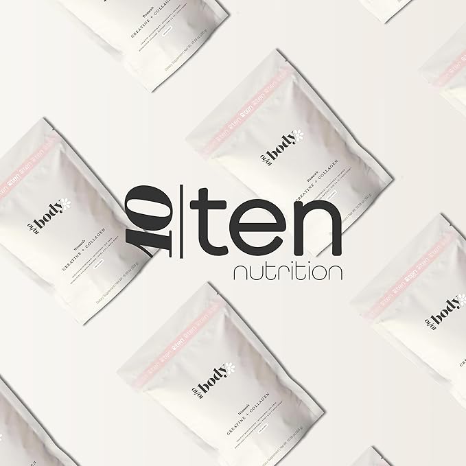 New - Creatine + Collagen for Women – Supports Lean Muscle Growth & Development, Booty Gain, Energy & Recovery – 5g Creatine Monohydrate Plus 5000mg Collagen Peptides Combo – Unflavored, 30 Servings