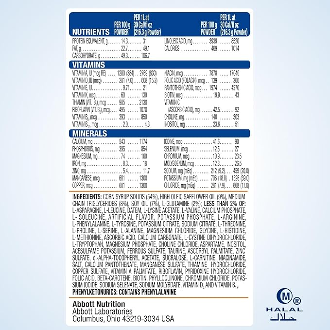 EleCare Jr Amino Acid-Based Nutrition Powder, Complete Nutrition for Ages 1 and Older With Food Allergies, Amino Acid-Based Nutrition Powder, Vanilla, 14.1-oz Can, Pack of 6