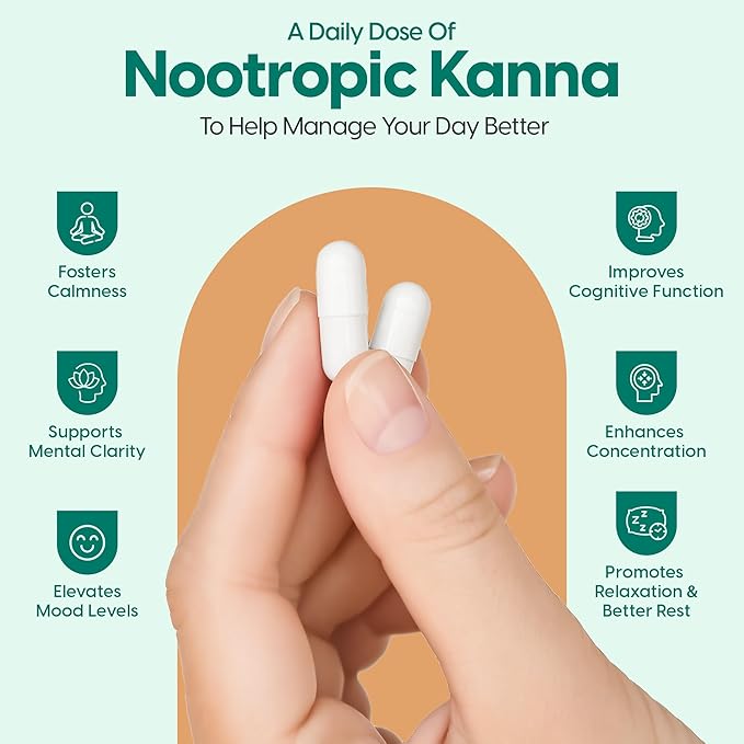 Micro Kannect Capsules with 3% Kanna Alkaloid| Elevates Mood, Boosts Energy Levels, Enhances Mental Clarity | Sceletium Tortuosum Daily Supplements for Men & Women 60 Servings