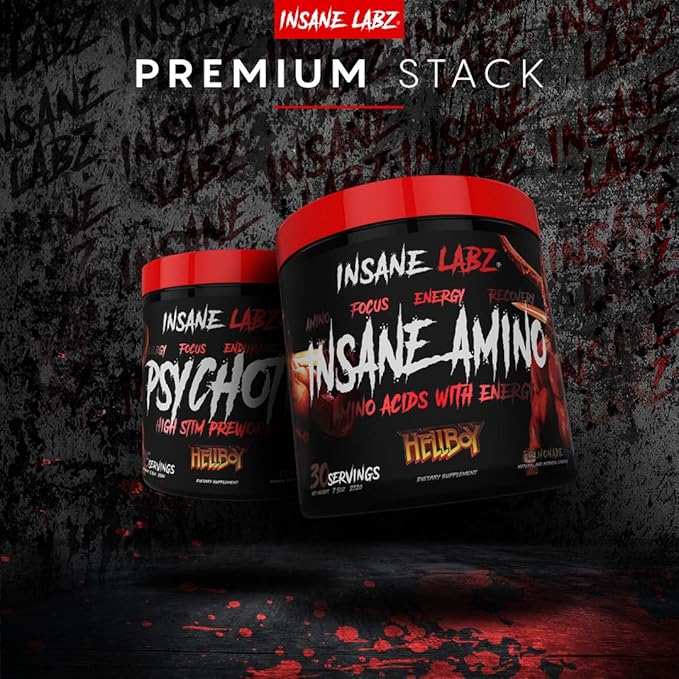 Insane Labz The Surgeon BCAA Recovery Powder - Branched Chain Amino Acid Post Workout Drink for Muscle Recovery - 30 Srvgs (30 Servings (Pack of 1), Fruit Punch)