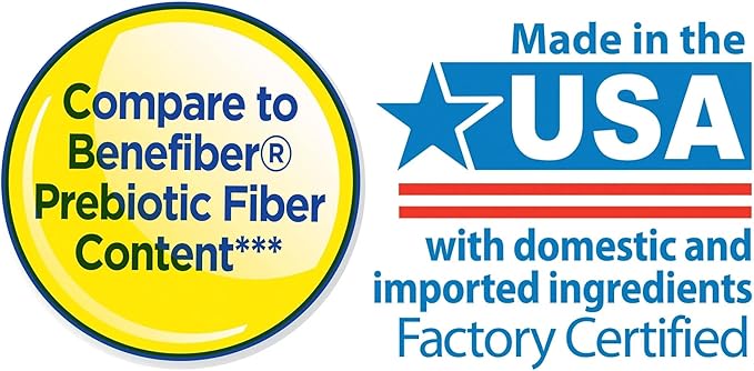 Equate Clear Soluble Prebiotic Fiber Powder, 12.7 oz (Pack of 2) - 100% Natural Soluble Fiber Supplement, Gluten-Free, Sugar-Free, Equate Fiber Powder for Digestive Health