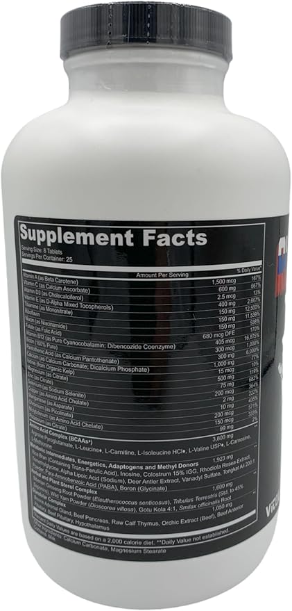 Vitol Russian Bear Tablets 200 Count