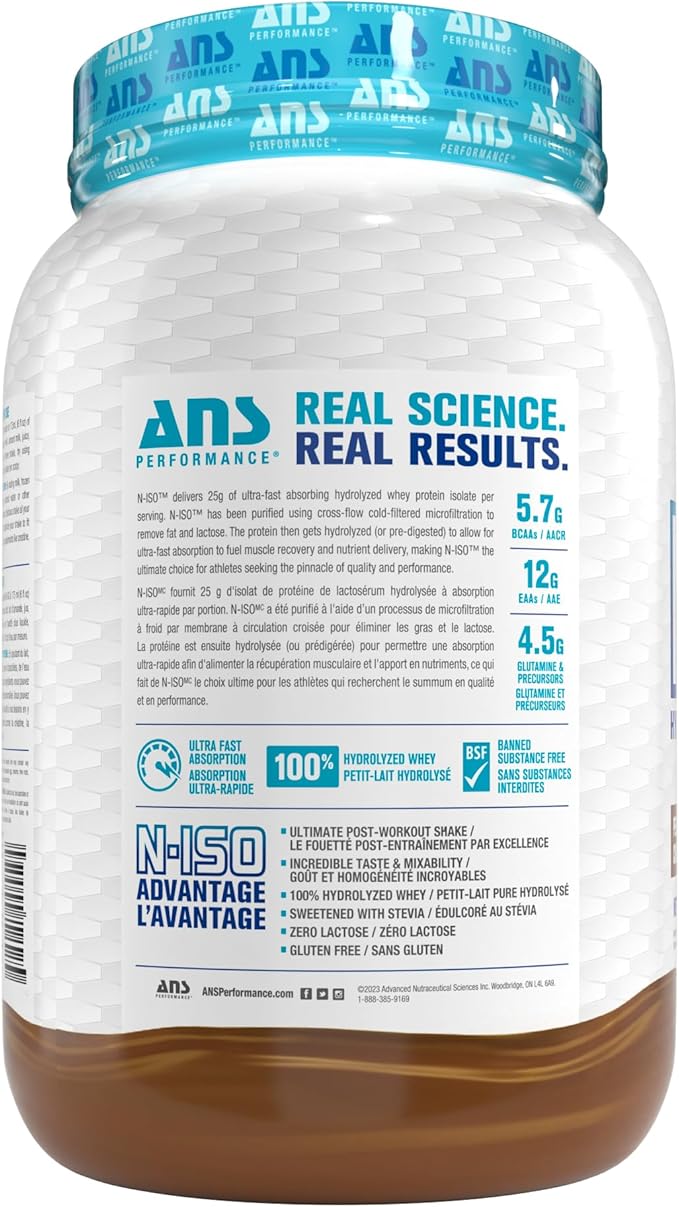 100% Pure Hydrolyzed Whey Isolate Protein + BCAAs - 25g of Protein - Peanut Free, Gluten Free, Zero Lactose (Peanut Butter Chocolate, 1.8 lb)