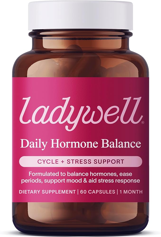 Daily Hormone Balance Capsules - Targeted Women's Health Supplement - Adaptogens, Vitamins, Functional Mushrooms, Amino Acids - Science-Backed, Plant-Based, Naturally-Effective - 60 Capsules
