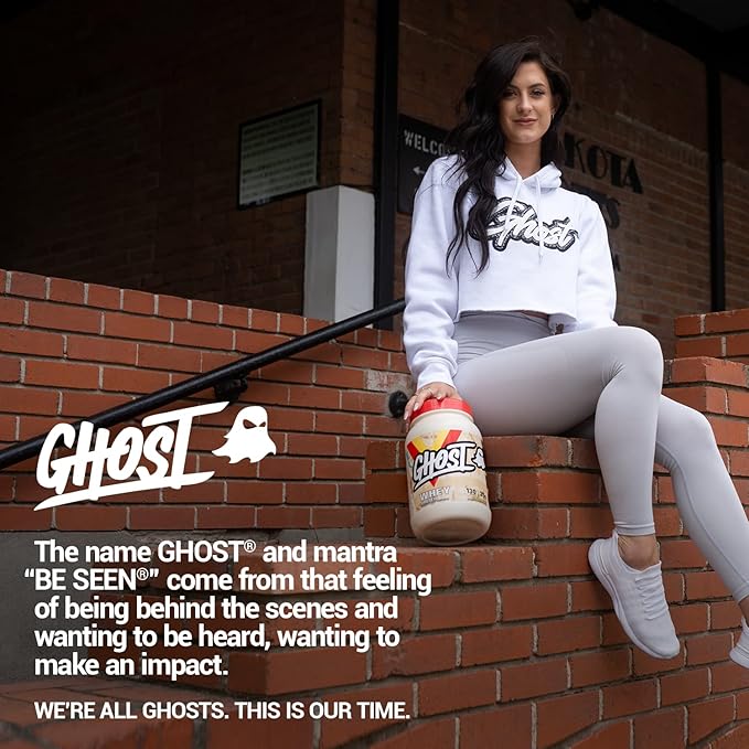 GHOST Whey Protein Powder, Cereal Milk - 2LB Tub, 25G of Protein - Flavored Isolate, Concentrate & Hydrolyzed Whey Protein Blend - Post Workout Shakes - Soy & Gluten Free