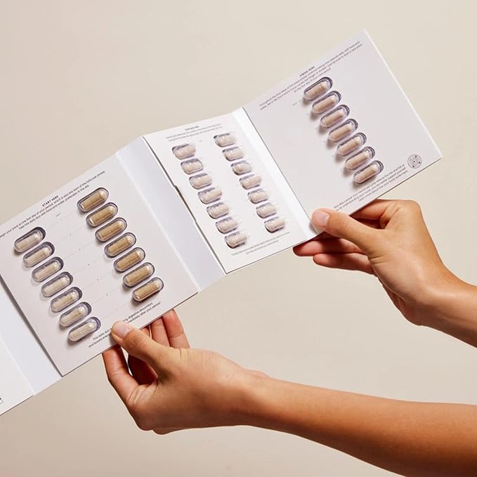 Perelel Cycle Support Pack - 3 Core Vitamins for Women - A PMS Support Supplement + Iron Supplement + Bloat Relief Capsule - Soy, Dairy and Gluten-Free Non-GMO Period Kit (28 Day Supply)