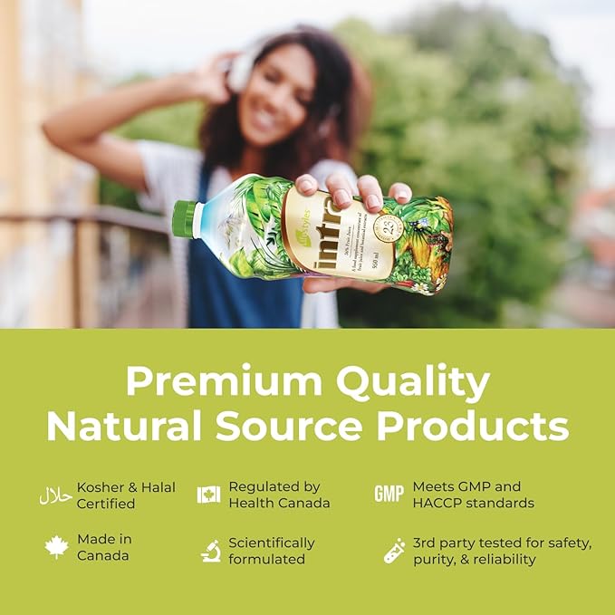 Intra Lifestyles Better Together Kit – Herbal Cleanse Detox Drink Plus Supplements for Immune Support, Gut Health, Cardiovascular Health – 23 Botanical Extracts – Made in Canada