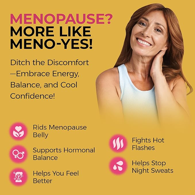 Lubracil Menopause Gummies for Women - Menopausal Supplements for Hot Flashes, Night Sweats, Mood Swings and Hormonal Balance - Daily Vitamins with Black Cohosh & Ashwagandha - 60 Gummies (Pack of 1)