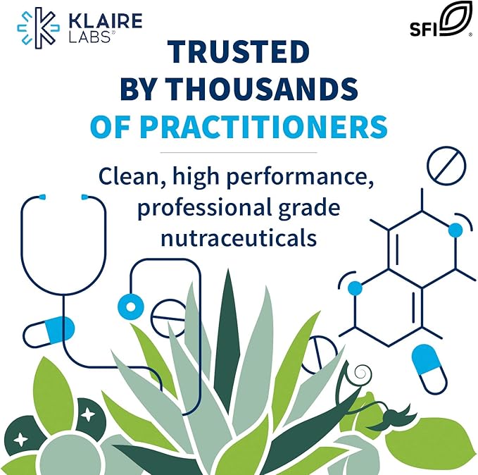 Klaire Labs L Glutamine Powder - 5000mg Free-Form & Hypoallergenic Amino Acid - Supports Muscle Recovery, Immune Support and GI Health - Non Dairy & Gluten Free (351 G / 60 Servings)