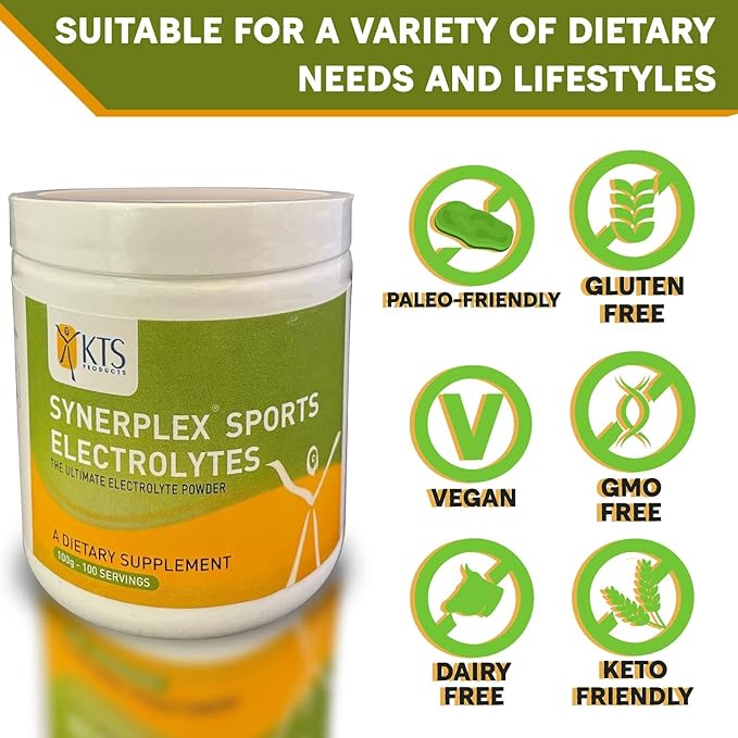 Synerplex® Sports Electrolyte Powder is The Best and Most Complete Electrolyte Formula Available. Great for Athletes