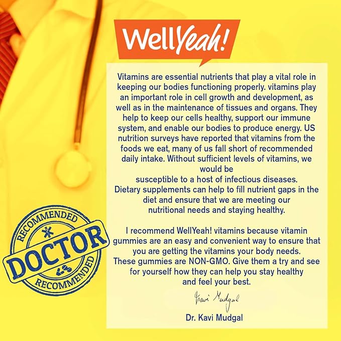 Multivitamin Sugar Free Gummies with Ginseng, Vitamin A, C, D3, E, B12, B6, B1, B2, B5, Niacin, Folic acid, Biotin, Iodine, Zinc, Chromium, Molybdenum, Lycopene, Inositol - Vegan - 60 Gummies