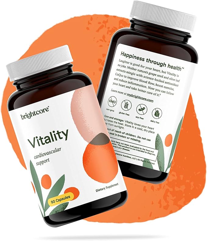 Nutrition Vitality Capsules, Rich in Magnesium and CoQ10, 90 Capsules