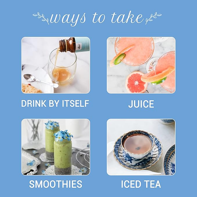 Marine Collagen Liquid, Collagen Drink, Marine Collagen, Liquid Collagen for Women for Hair Growth, Skin Repair, 1.69 Fl Oz (Pack of 10), Collagen Drink for Joints&Bones