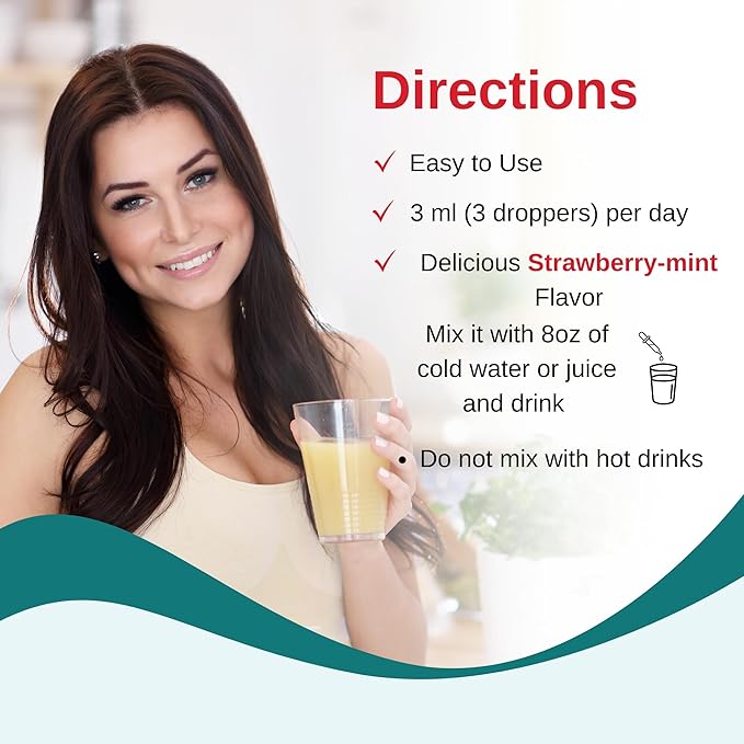 Liposomal Women's Liquid multivitamin Iron Free Drops| Sugar Free | Non-GMO | Gluten Free | Supports Immune System, Bone Health and Energy Metabolism