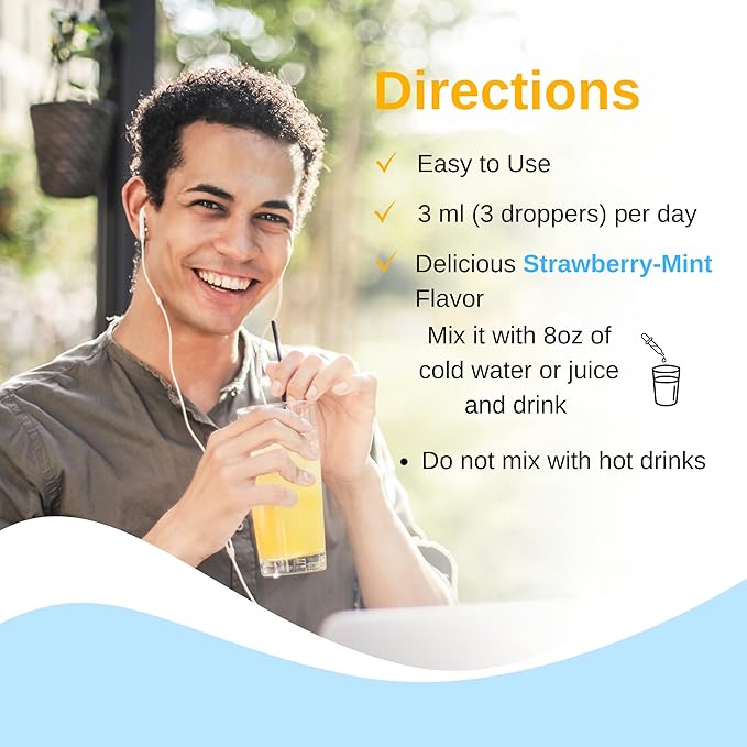 Liposomal Men's Liquid Multivitamin Drops | Non-GMO | Sugar Free | Gluten Free | 30 Day Supply | Supports Immune System, Muscle Health, Cellular Energy Production