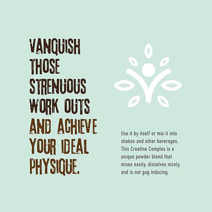 Maxi-Health Monohydrate Creatine For Muscle Mass With L-Taurine And Ribose Powder - Nutrition Supplement For Pre And Post Workout