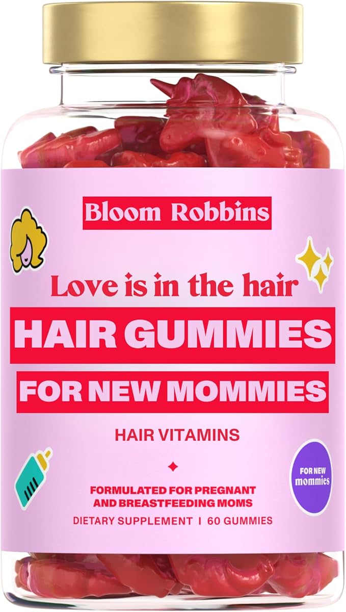 Hair Gummy Prenatal Vitamins for Women Pregnancy with Vitamin B6 - Pre Natal Multivitamin for Women & Folic Acid - 60 Prenatal Gummies - Hair Gummies for Women with Folic Acid (1Pack)