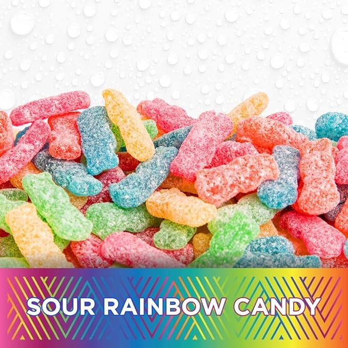 Aminos + Energy | Supports Recovery, Energy & Focus | 95mg of Caffeine, 0 Sugar & 60 Servings (Sour Rainbow Candy)