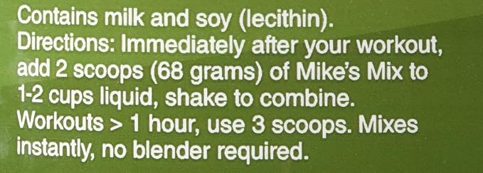 Mike's Mix Recovery Drink. 4lb-Chocolate (26 Servings)