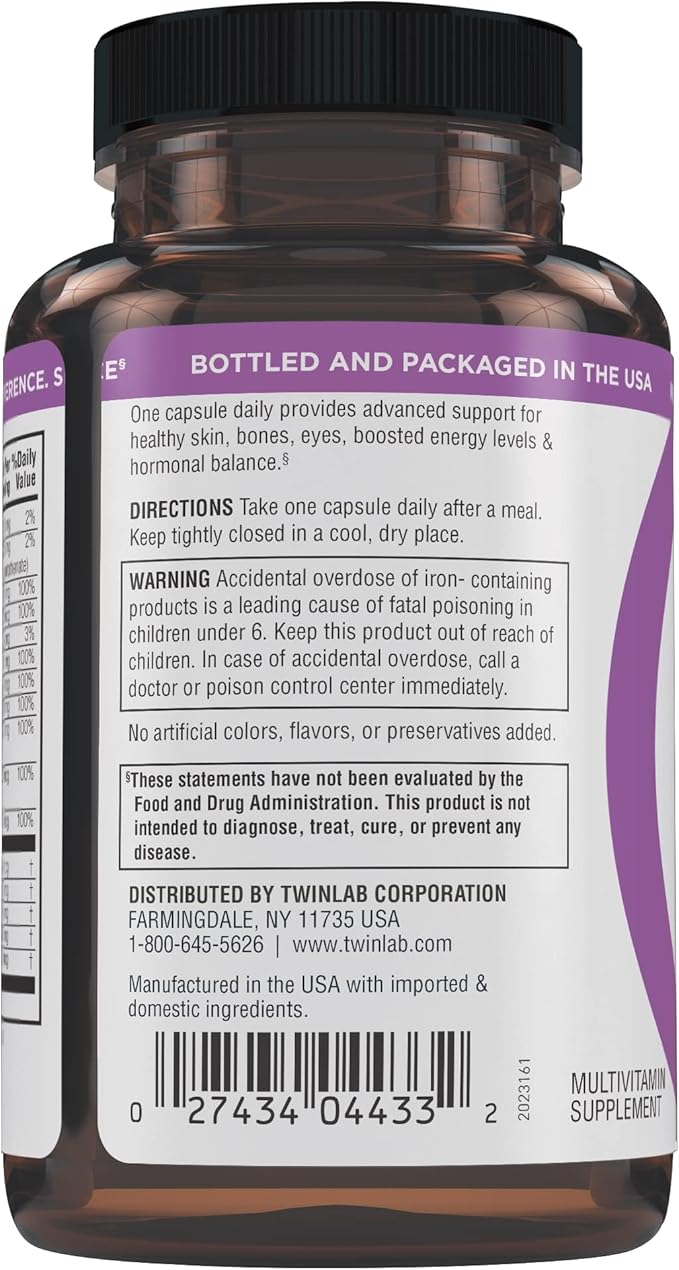 Twinlab TWL Women's Daily One 60 ct