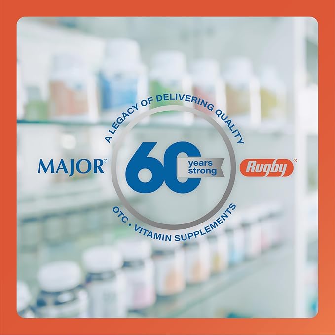 Rugby Niacin 500mg - Vitamin B3 Supplement for Men and Women - 1,000 Tablets