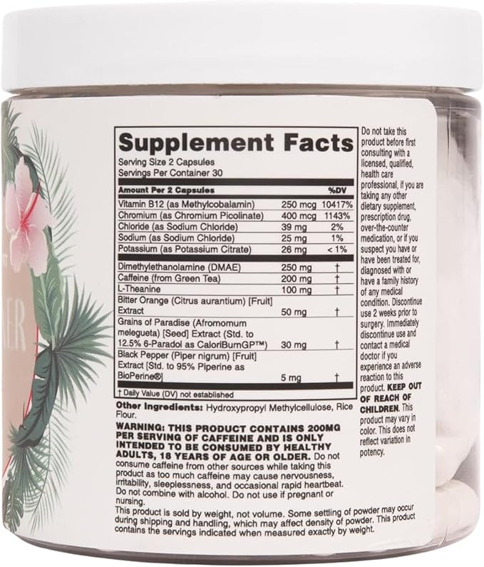 Strong + Sexy Fit, Weight & Diet Support Health Supplement, Workout Supplements, Natural Energy with Green Tea Extract, Appetite & Metabolism Support, Supplements for Women, Unflavored, 60 Capsules