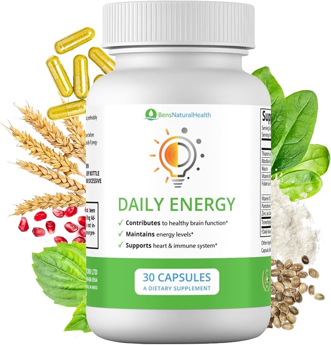 Vitamin B Complex Energy Supplements - Daily TMG Supplements with B Complex Multivitamin for Energy - Memory Booster and Mood Support Herbal Vitamins - B Complex Vitamins for Women (3 Month Supply)