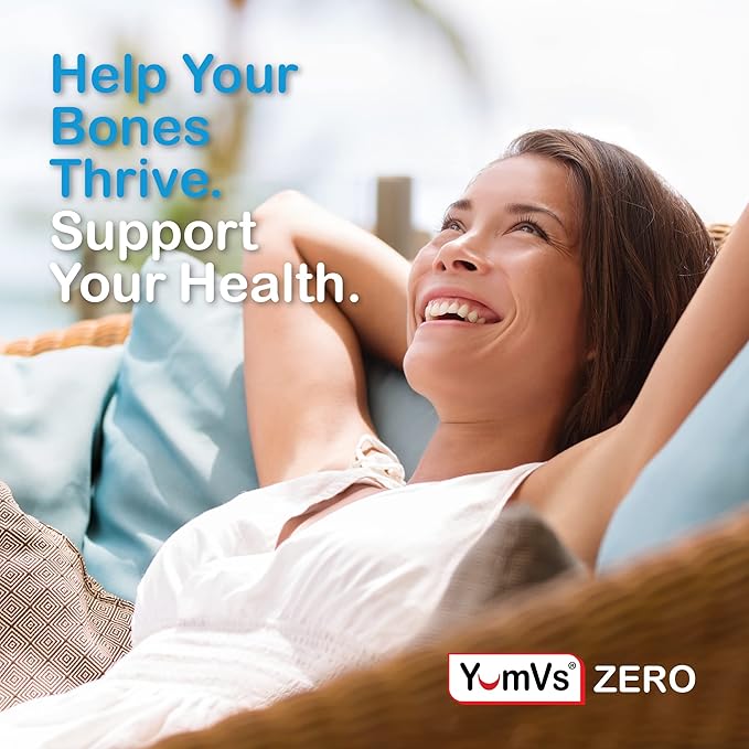 YUM-V'S Vitamin D Zero Gummies by YumVs | Keto Friendly, Sugar Free D3 Supplement | Kids & Adults| 50 mcg – 2000 IU Vitamin D3 | Natural Strawberry Flavor Chewables | 60 Count