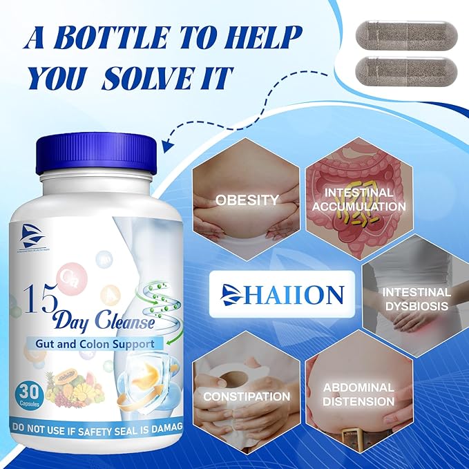 15 Day Gut Cleanse - Gut and Colon Support