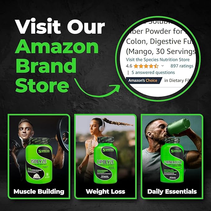 Species Nutrition Amino Evolved EAA & BCAA Powder, Fermented Amino Acids, Branched Chain Amino Acid Muscle Recovery & Endurance, Pre & Post Workout Supplement (Strawberry Watermelon, 30 Servings)