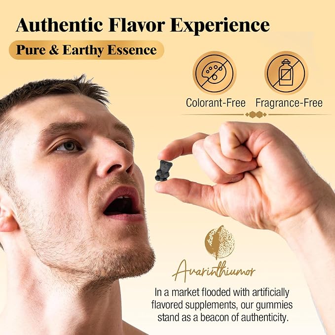 1500MG Shilajit Gummies for Men & Women, Shilajit Pure Himalayan Organic, with Ashwagandha, Sea Moss, Black Seed, Rich in Fulvic Acid, 85+ Trace Minerals, Authentic Flavor, 100% Natural, 120 Gummies