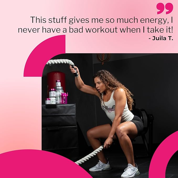 Uplift MAX Pre-Workout Energy For Women (Sour Peach Rings)- 30 Servings- Clean/Sustained Energy, Supports Athletic Performance, Helps Fast Twitch Muscle Fiber Activation (Caffeine, Vegan, GF, 15 Cals)