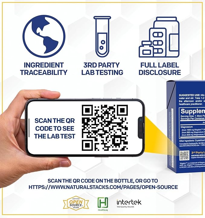 MagTech Magnesium Lemonade Drink Mix - Chelated Magnesium Complex - 3 Forms of Magnesium: Magtein Magnesium L-Threonate, Glycinate & Taurate - Supports Relaxation & Brain Health*, 20 Stick Packs