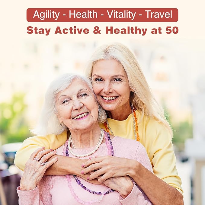 Liposomal Multivitamin for Women 50+ - Women Daily Multivitamin with 32 Ingredients, CoQ10, Vitamins C, B, D, E for Cardiovascular & Bone Health Support - 32-in-1 Multivitamin (60 Capsules)