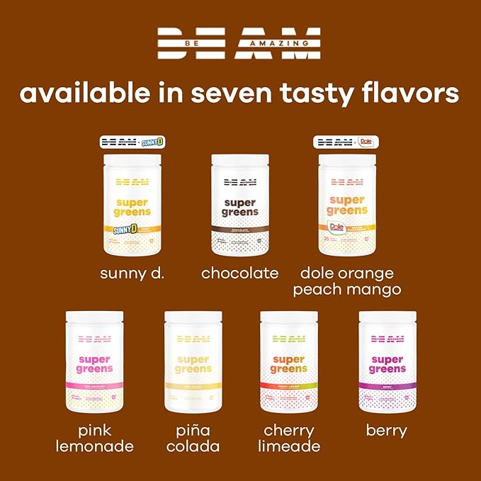 Be Amazing Vegan Pre-Workout Powder | On-The-Go Energy Boost Drink Powder with All-Natural Caffeine, No Crash, No Jitters | Gluten-Free Supplement with Adaptogens | Pink Lemonade, 7 Travel Stick