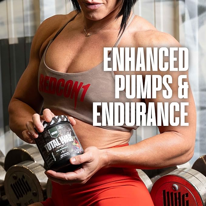 REDCON1 x Mossy Oak Total War Pre Workout Powder, Sour Wild Berry - Beta Alanine + Citrulline Malate Keto Friendly, Fast-Acting Preworkout for Men & Women with 320mg of Caffeine (30 Servings)