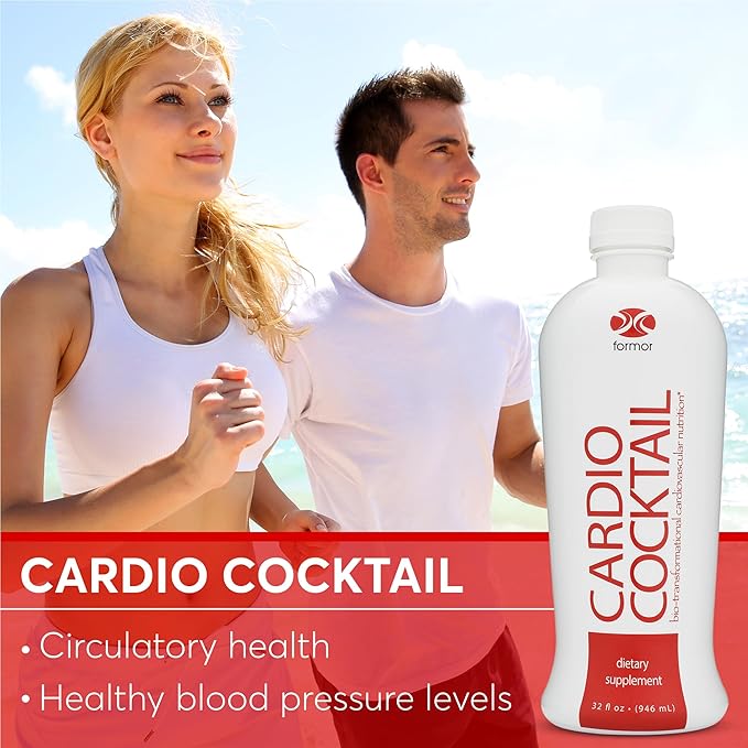 Cardio Cocktail Liquid Nitric Oxide 32 fl oz, - L-Arginine, B-Vitamins, 5,000iu Vitamin D - Supports Cardiovascular Health, Nitric Oxide Supplement