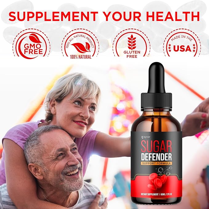 (2 Pack) Sugar Defender Drops, Sugar Defender Liquid Drops, Sugar Defender Maximum Strength Formula, Sugar Defender Support Supplement Advanced Strength Blood Health and Wellness Supplement Formula