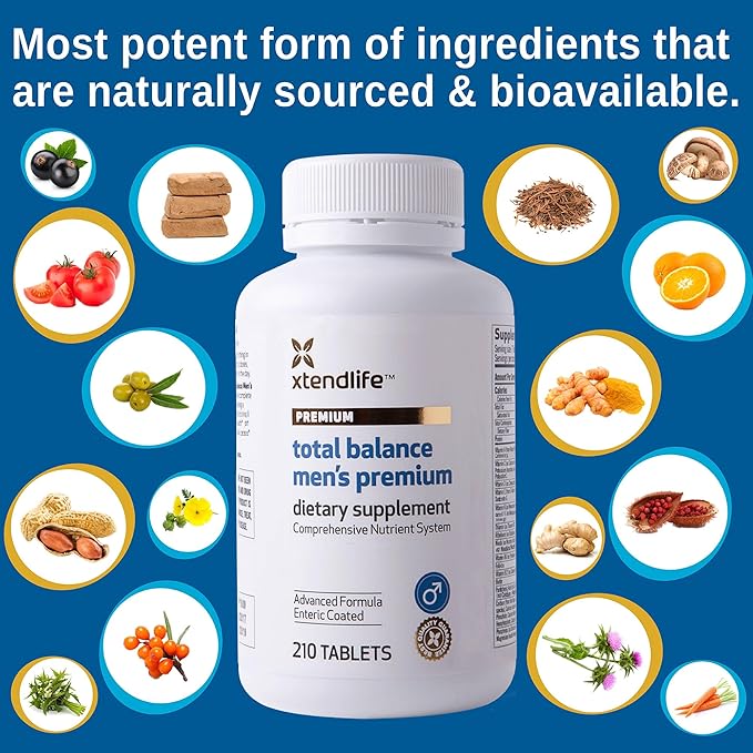 Xtendlife Total Balance Men's Premium Dietary Supplement, 30 Day Supply (210 Count)