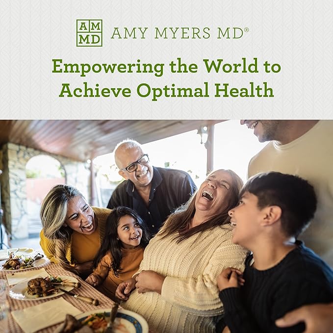 Amy Myers MD Multivitamin for Women and Men, Immune and Thyroid Support, Stress Relief - Activated B Vitamins, Zinc, Selenium, Iodine - Rich in Nutrients and Minerals, Increase Energy Levels 180 Caps