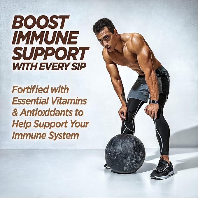 Country Farms All-in-One Super Shake Meal Replacement 15g Plant Protein Dietary Supplement with Superfoods, Vitamins, Probiotics and Prebiotics, 12 Servings, Chocolate, 12.48 Oz