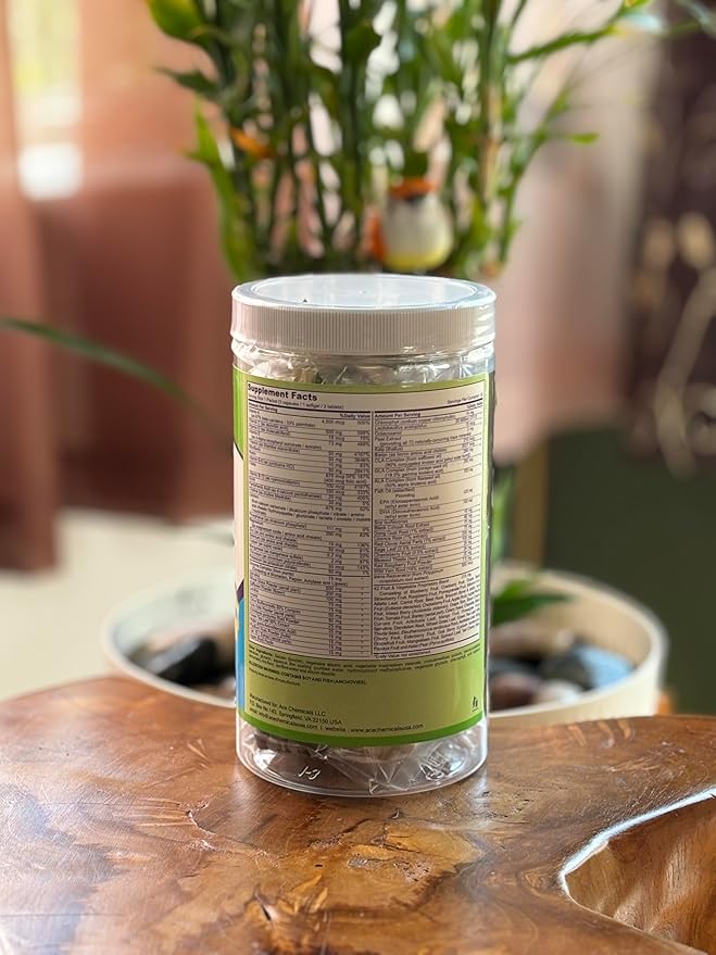 Nature's Aid Holistic Wellness Women's 7 Daily Multivitamin Pack, 30 Packets, Vitamin & Mineral Complex with Food-Based Blend, Essential Fatty Acids, Herbal Extracts